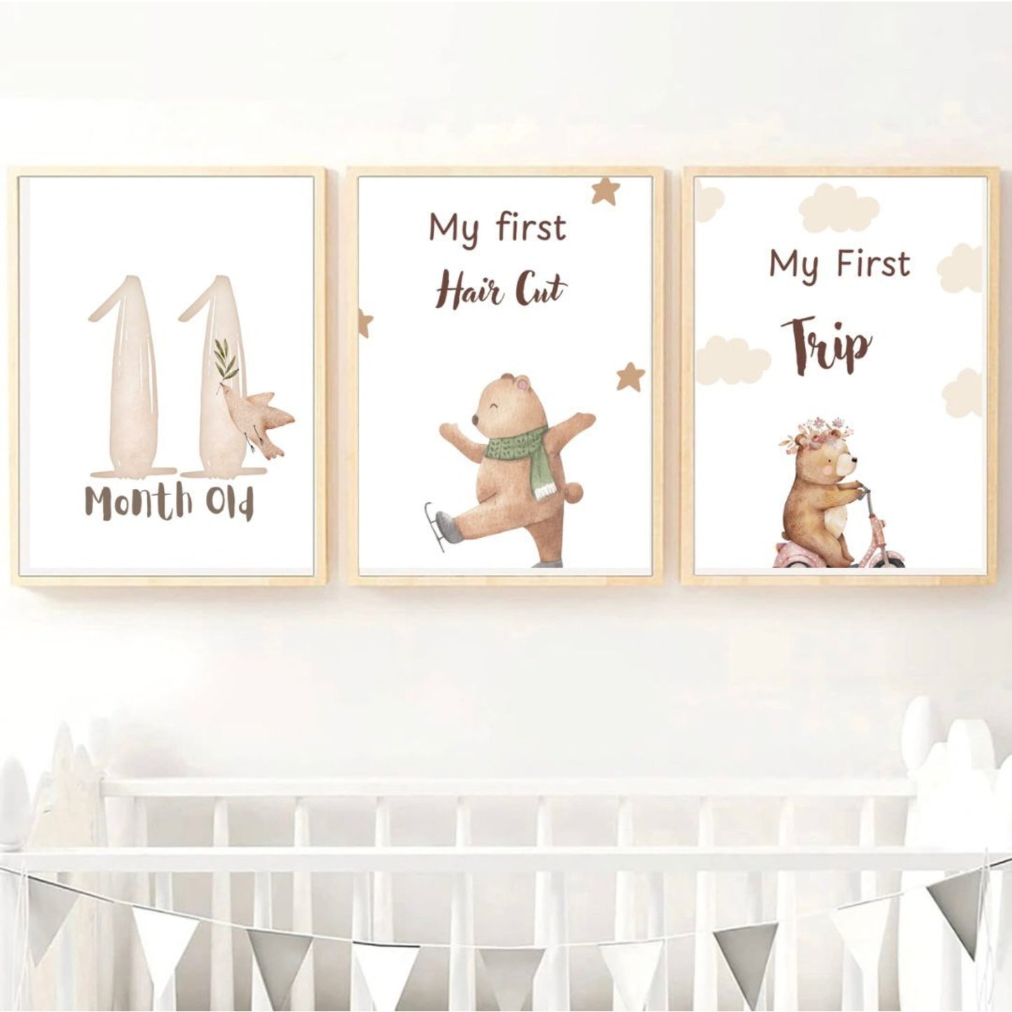 Printable Baby Milestone Cards – First Year Keepsake Set