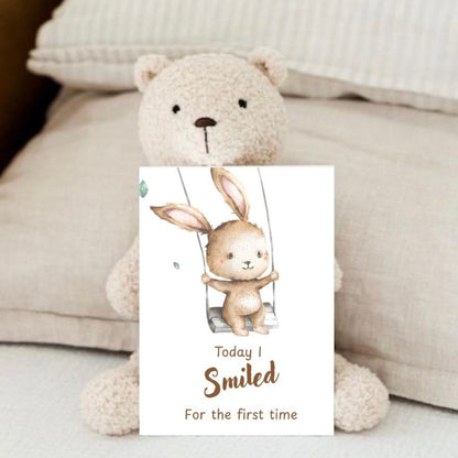 Baby Milestone Printable Cards – Monthly & First Moments Set